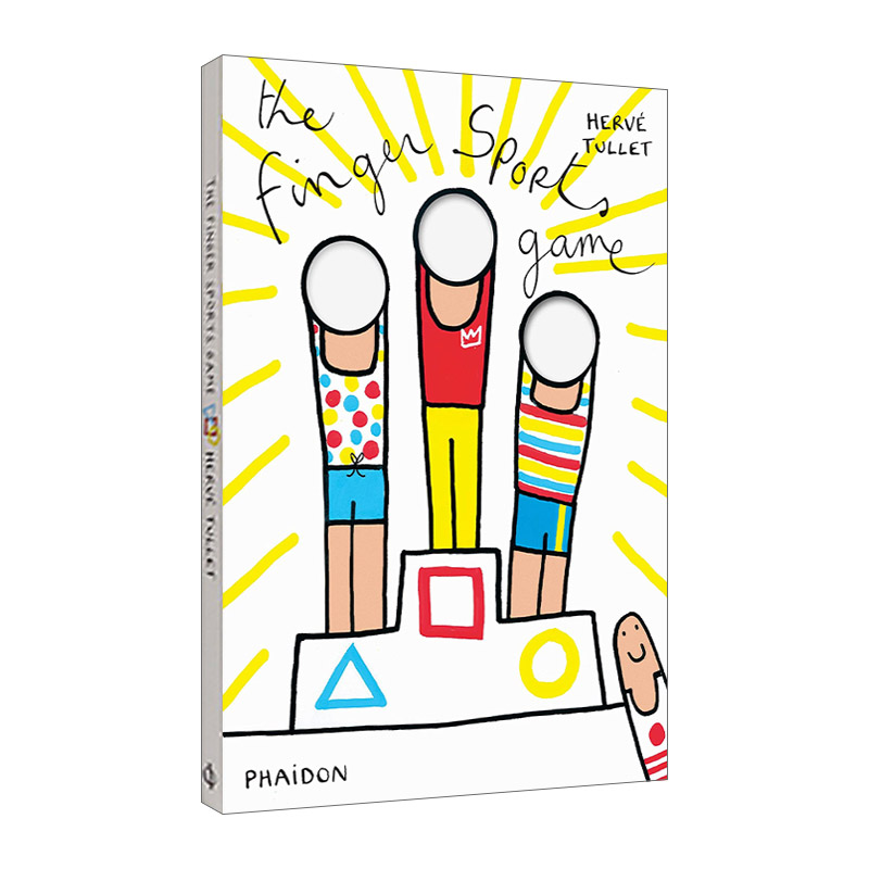 The Finger Sports Game 法国艺术家埃尔维·杜莱儿童艺术启蒙绘本Herve Tullet 精装