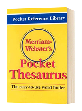 韦氏同义词反义词袖珍词典 Merriam-Websters Pocket Thesaurus 英文原版字典工具书 英文版进口原版英语书籍