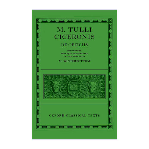 Cicero De Officiis 西塞罗 论义务 牛津古典文本系列 精装