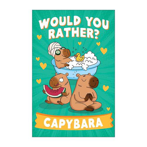英文原版 Would You Rather Capybara 你怎么选 卡皮巴拉 7-10岁儿童趣味互动问答游戏书 英文版 进口英语原版书籍