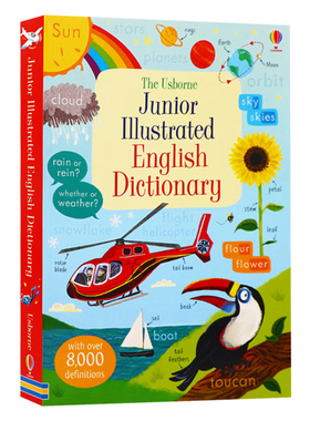 Usborne Junior Illustrated English Dictionary 尤斯伯恩 少儿英语词汇 英文原版儿童词典 进口英语学习工具书籍