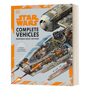 英文原版 进口英语书籍 Vehicles 星球大战 载具横截面透视图设定合集 Edition Complete New 儿童科幻小说 Star 精装 Wars