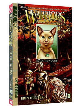 猫武士漫画 虎星和萨沙系列1 进入森林 Warriors Manga Tigerstar and Sasha 1 Into the Woods 英文原版儿童漫画读物