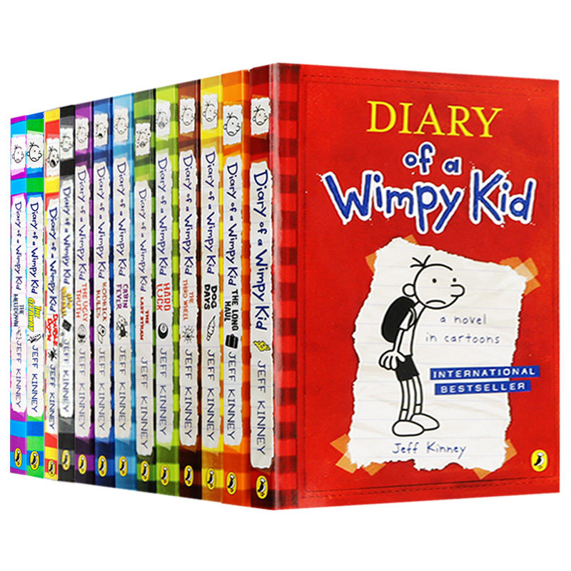 小屁孩日记1-13册套装英文原版