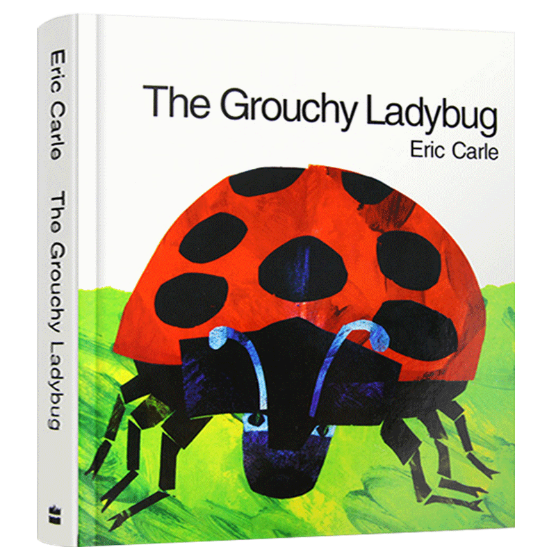 爱生气的瓢虫 The Grouchy Ladybug 坏脾气瓢虫 英文原版幼儿童英语启蒙绘本 趣味玩具纸板书 Eric Carle 进口书籍
