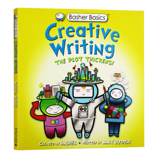 英文原版 进口书籍 Basher Writing 英语写作指南 Creative 写作 Basics 儿童读物 好玩 西蒙巴什尔 科学书
