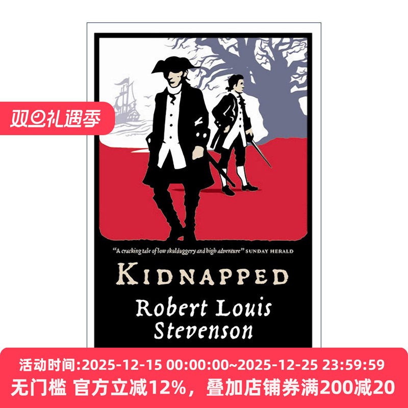 英文原版 Kidnapped 诱拐 罗伯特·史蒂文森经典小说 英文版 进口英语原版书籍