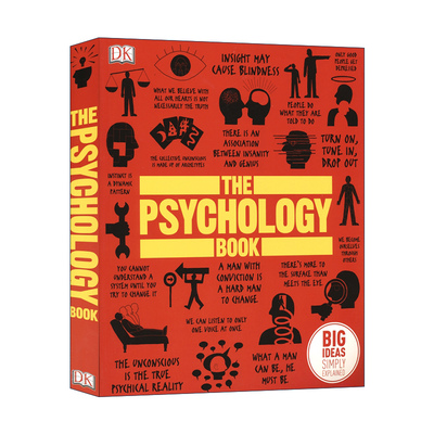 英文原版 The Psychology Book 心理学百科图解精装 DK人类的思想百科丛书 英文版 进口英语原版书籍