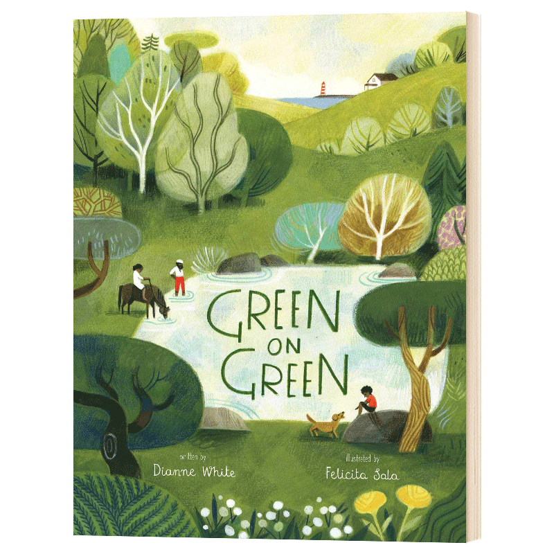 踏青 Felicita Sala Green on Green 自然的颜色 精装 英文原版儿童绘本 进口英语启蒙书籍