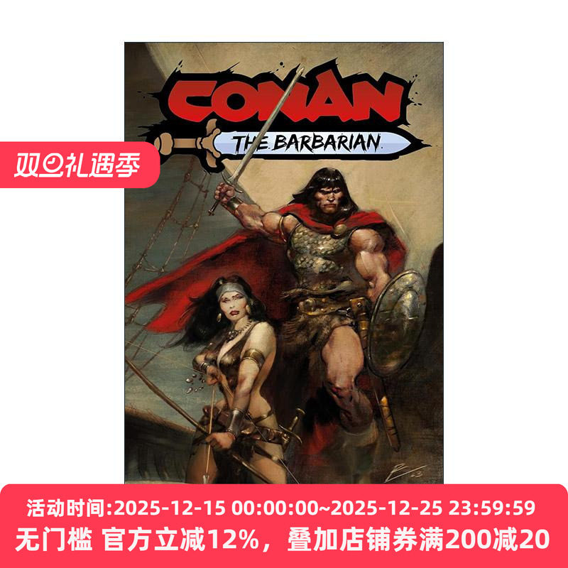 英文原版 Conan the Barbarian Vol. 2 Thrice Marked for Death 野蛮人柯南新版漫画2 三次死亡标记 英文版 进口英语原版书籍