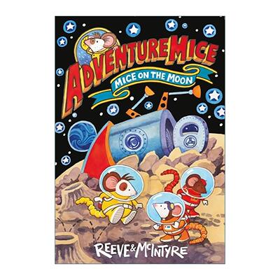 英文原版 Adventuremice Mice on the Moon 冒险老鼠佩德罗4 儿童插画故事书 英文版 进口英语原版书籍