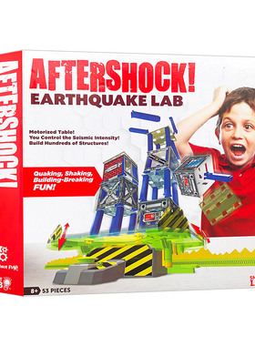 Aftershock earthquake Lab  地震实验室 盒装玩具书 STEM教育