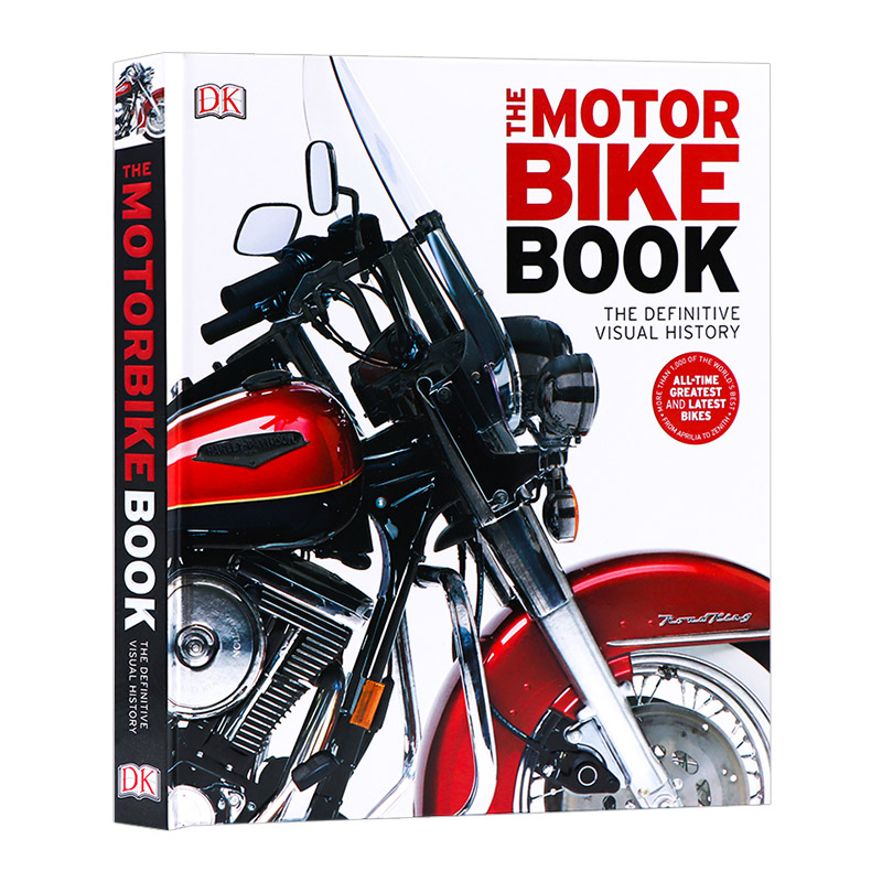 摩托车历史指南手册 英文原版科普 The Motorbike Book 经典摩托车款式图解 DK百科全书 英文版进口英语书籍
