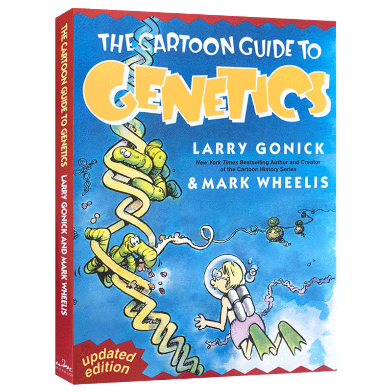 遗传学 The Cartoon Guide to Genetics 英文原版爆笑科学漫画 英语课外阅读读物 进口英语书籍