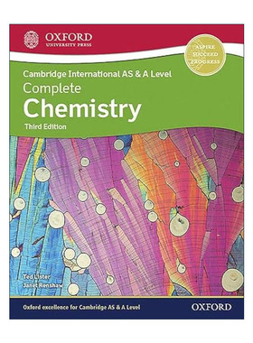 英文原版 Complete Chemistry For Cambridge International AS & A Level 牛津国际剑桥高中教材 化学学生用书 第三版 英文版