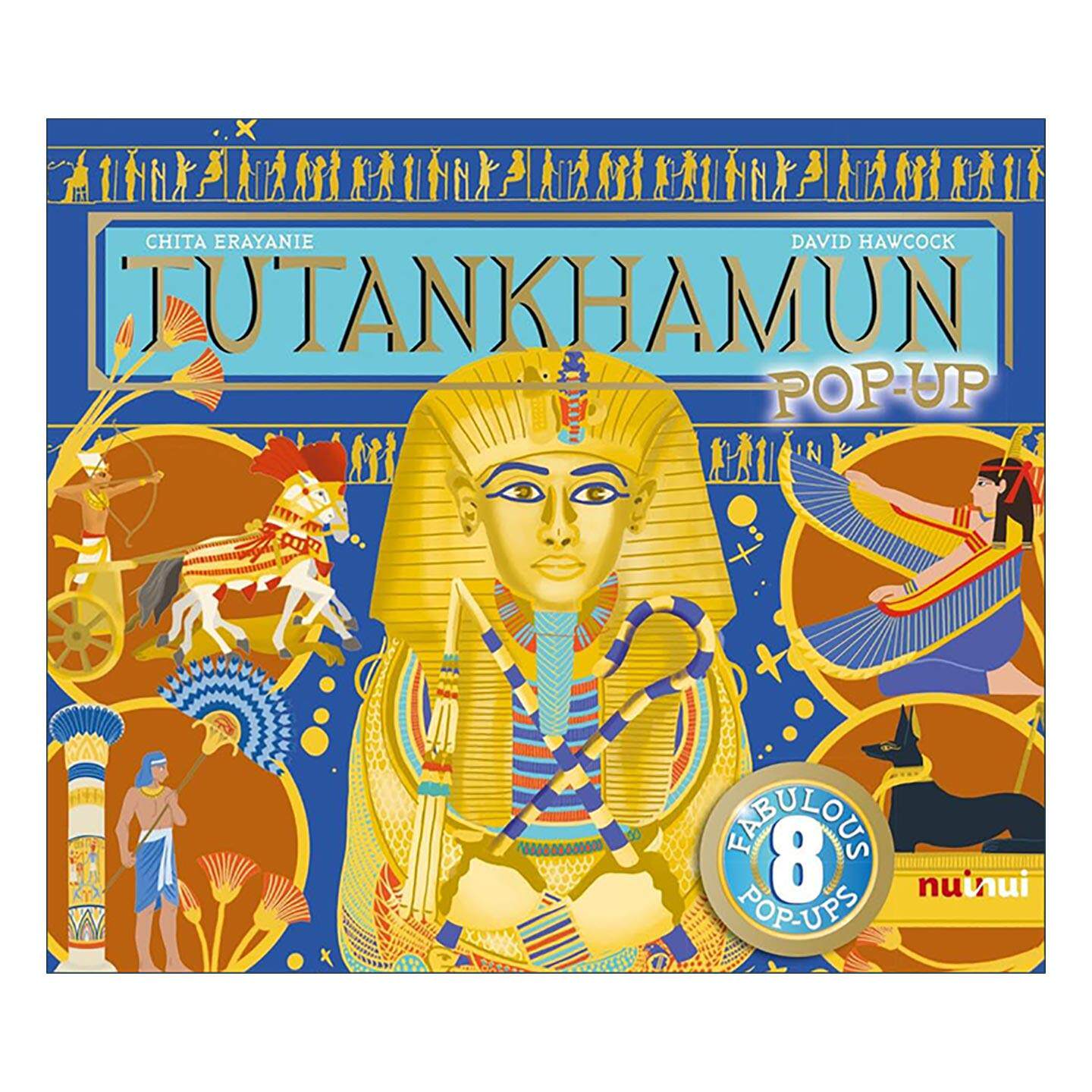 英文原版 Tutankhamun Pop Ups 埃及法老图坦卡蒙立体书 儿童历史科普精装3D视觉纸板书 古文明系列 英文版 进口英语原版书籍