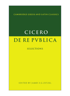 英文原版 Cicero De re publica 西塞罗 论国家 剑桥希腊拉丁语经典系列 原文加学者注释 英文版 进口英语原版书籍