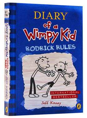 小屁孩日记2 罗德里克法则 英文原版儿童读物 Diary of a Wimpy Kid Rodrick Rules  英文原版儿童章节桥梁读物书籍 Jeff Kinney