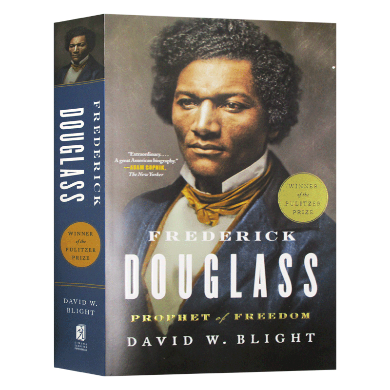 弗雷德里克道格拉斯传 Frederick Douglass Prophet of Freedom英文原版人物传记进口书籍-封面