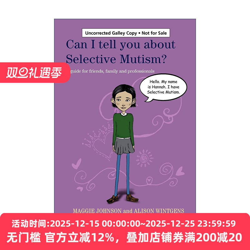 英文原版 Can I tell you about Selective Mutism 选择性缄默症 医学科普百科 英文版 进口英语原版书籍