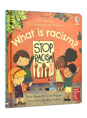 英文原版 Usborne Lift-the-Flap First Questions and Answers What Is Racism? 儿童你问我答科普翻翻书 什么是种族主义 进口书