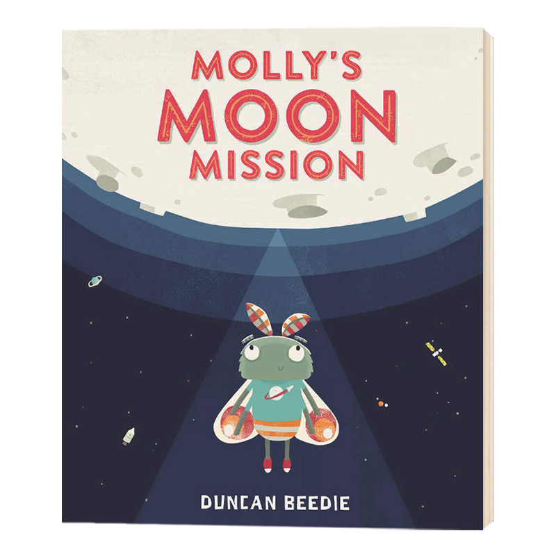 莫莉的月球行动 Mollys Moon Mission  英文原版绘本 英文版儿童英语故事书 进口原版书籍