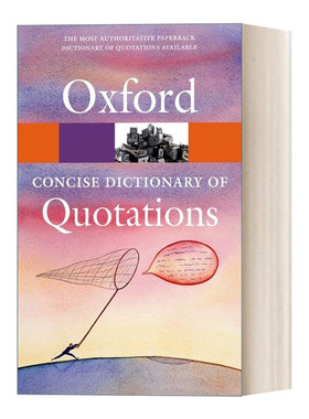 Concise Oxford Dictionary of Quotations 牛津简明引语词典