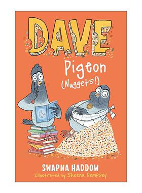 英文原版 Dave Pigeon Nuggets 鸽子戴夫2 Swapna Haddow儿童幽默插画故事书 英文版 进口英语原版书籍