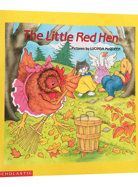 The Little Red Hen 红色的小母鸡 可爱经典的民间故事系列书 儿童绘本 英文原版儿童英语启蒙纸板书