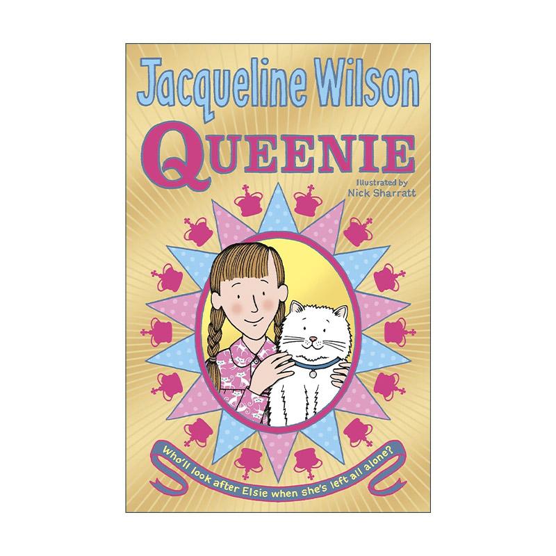 英文原版 Queenie 白猫奎尼 杰奎琳·威尔逊儿童故事书 英文版 进口英语原版书籍
