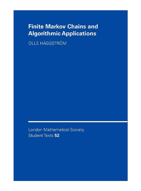 英文原版 Finite Markov Chains and Algorithmic Applications 有限马尔可夫链及算法应用 伦敦数学会学生文本系列 进口书籍