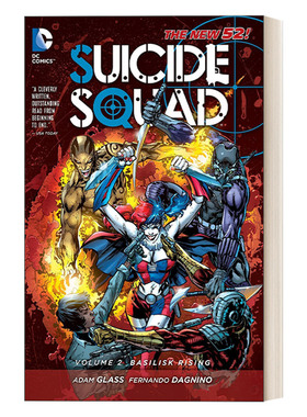 英文原版 Suicide Squad Vol 2 Basilisk Rising The New 52 自杀小队 卷二 蛇怪崛起 DC漫画 Adam Glass 英文版 进口英语原版书
