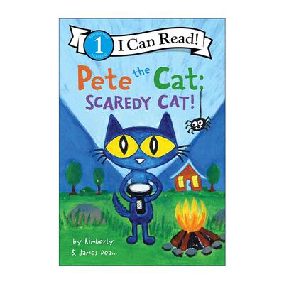 英文原版 Pete the Cat Scaredy Cat 皮特猫 胆小猫 I Can Read level 1分级阅读 英文版 进口英语原版书籍