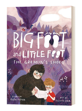 英文原版 Big Foot and Little Foot #5 大脚与小脚5 Gremlin'S Shoes插画 英文版 进口英语原版书籍