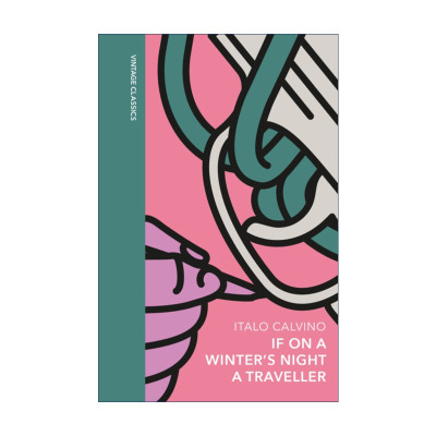 英文原版 If on a Winter's Night a Traveller 寒冬夜行人 伊塔洛·卡尔维诺 布脊经典系列 Vintage Quarterbound Classics英文版