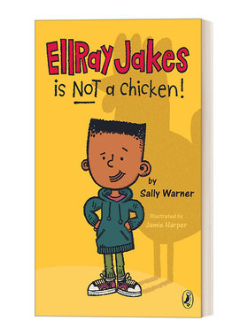英文原版 EllRay Jakes 01 EllRay Jakes Is Not a Chicken 埃雷·杰克系列1 埃雷·杰克不是小鸡 儿童社交友谊小说 英文版 进口书