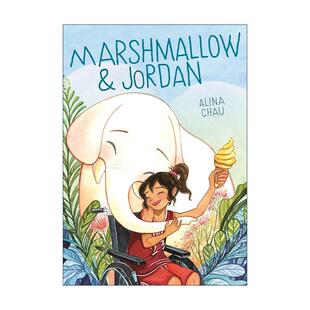 英文原版 Marshmallow & Jordan 棉花糖与乔丹 残疾女孩乔丹 奇幻魔法漫画 英文版 进口英语原版书籍