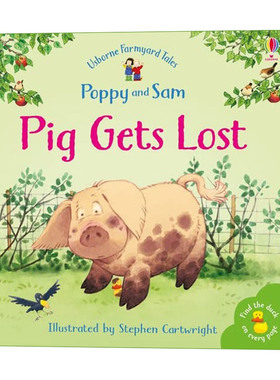 农场故事 猪迷路的故事 Farmyard Tales Poppy and Sam Pig Gets Lost 英文原版儿童启蒙故事绘本 进口英语书籍