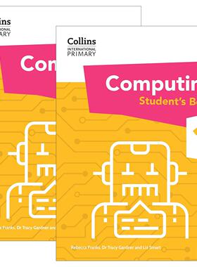 英文原版 Collins International Primary Computing 柯林斯国际小学计算机科学学生用书1+练习册2册 英文版 进口英语原版书籍