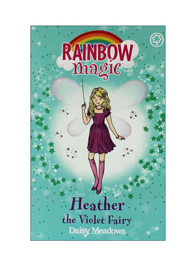 英文原版 Rainbow Magic HeaTher The Violet Fairy 彩虹魔法仙子 紫色仙子海瑟 儿童奇幻章节桥梁书 英文版进口英语原版书籍