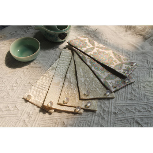 马师傅汉服 宋锦提花仿妆花纯色袖箍手腕带 束袖 男女