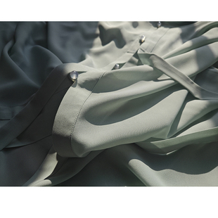 知时妆 马师傅汉服春夏雪纺日常明制圆领弓袋袖长衫