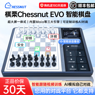 棋栗Chessnut Evo一体机AI智能国际电子象棋高档儿童人机联网对战