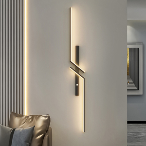 带开关壁灯客厅沙发背景墙卧室床头灯极简过道走廊楼梯按键墙壁灯