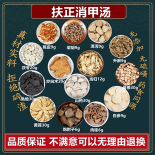 扶正消甲汤 柴胡当归炒白术怀山药白参黄芪升麻葛根高品质原材料