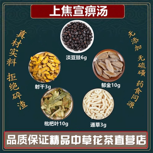 上焦宣痹汤高品质原材料郁金通草射干淡豆豉批把叶独立包装