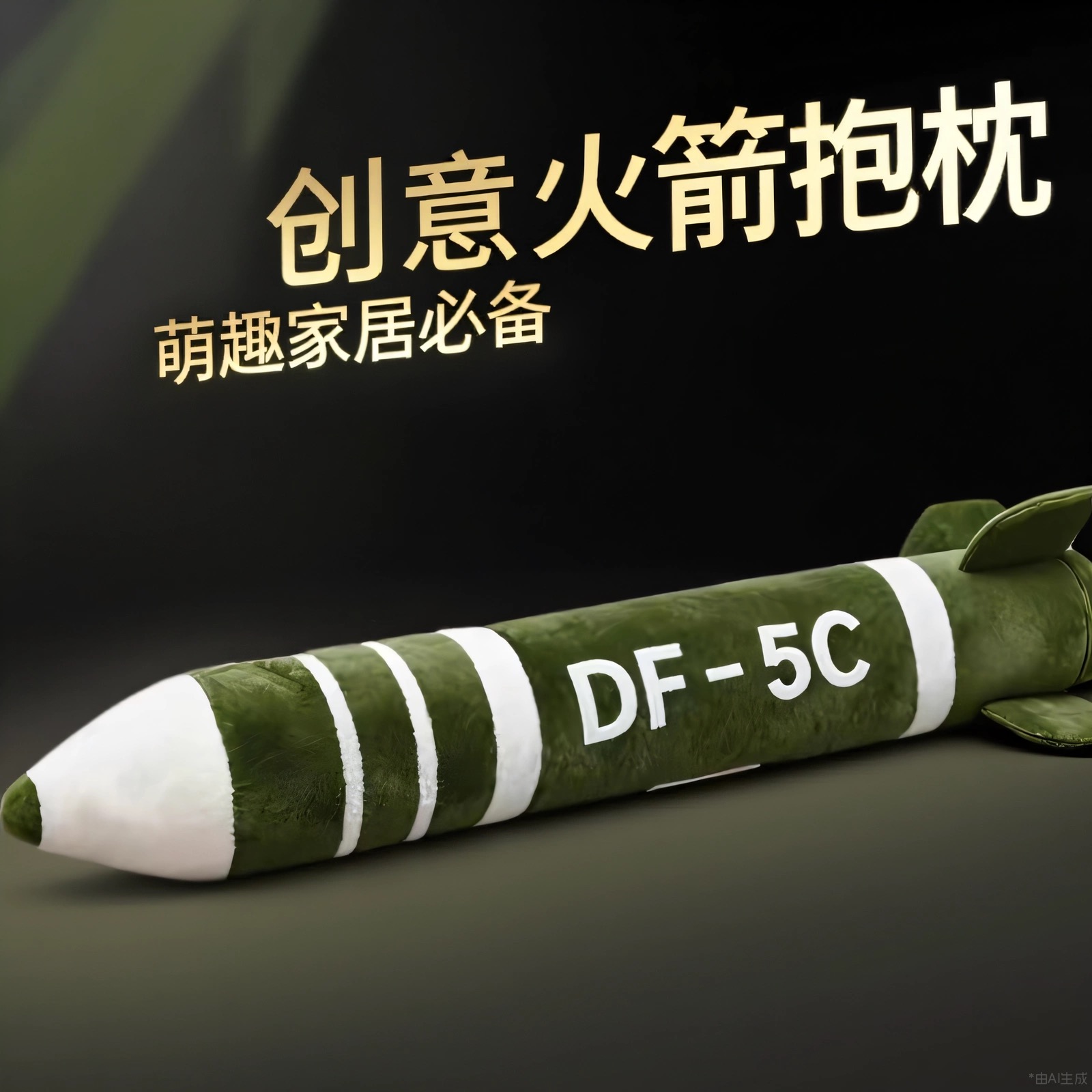 东风5c创意毛绒玩具覆盖全球安全感靠枕爆棚核弹导弹抱枕玩偶长条