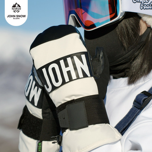 Johnsnow滑雪手套男女款护腕防水
