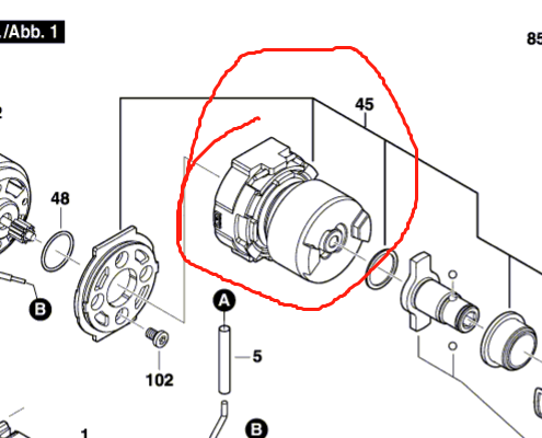 Bosch博世冲击扳手原装正品配件GDR 10.8-LI\GDR 12-LI齿轮箱