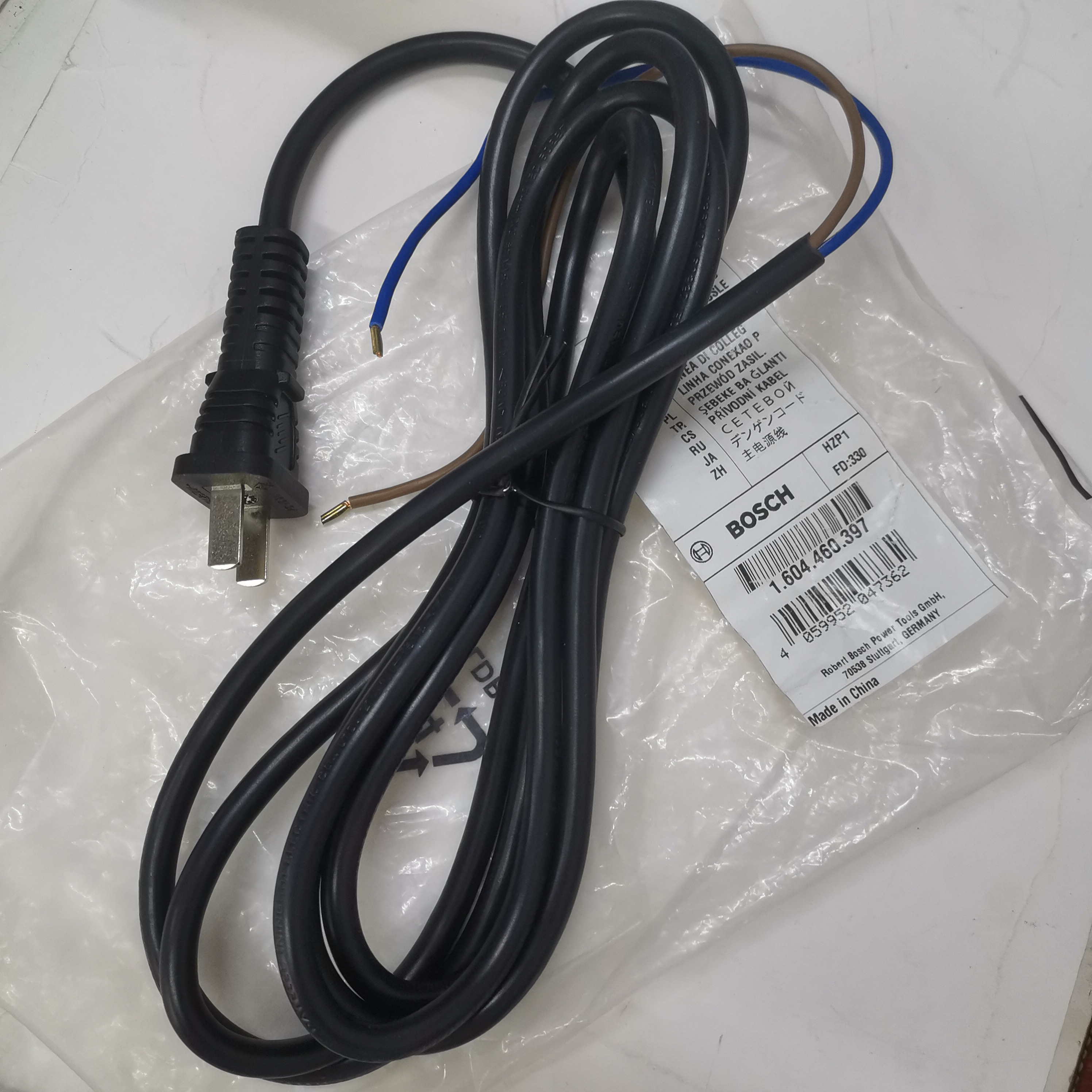 博世曲线锯GST/90BE/25M/800/TST8000E原装主电源线6.25Mx2x1MM